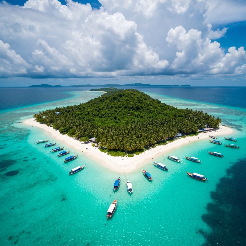 Campsite in the mountains